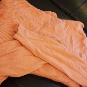 Cold shoulder 100% cashmere sweater